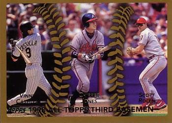 #453 Vinny Castilla / Chipper Jones / Scott Rolen - Colorado Rockies / Atlanta Braves / Philadelphia Phillies - 1999 Topps Baseball