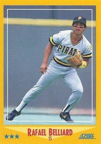 #453 Rafael Belliard - Pittsburgh Pirates - 1988 Score Baseball