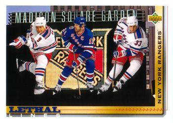 #453 Mark Messier / Tony Amonte / Adam Graves - New York Rangers - 1992-93 Upper Deck Hockey