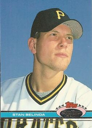 #453 Stan Belinda - Pittsburgh Pirates - 1991 Stadium Club Baseball
