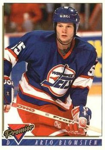 #453 Arto Blomsten - Winnipeg Jets - 1993-94 Topps Premier Hockey