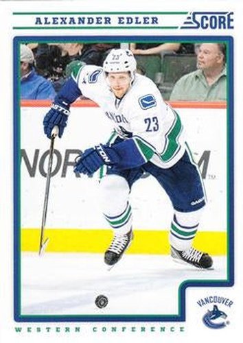 #454 Alexander Edler - Vancouver Canucks - 2012-13 Score Hockey