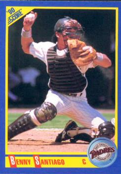 #454 Benny Santiago - San Diego Padres - 1990 Score Baseball