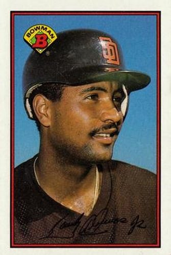 #454 Sandy Alomar Jr. - San Diego Padres - 1989 Bowman Baseball