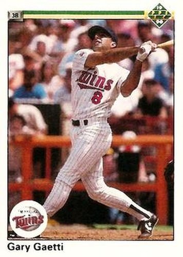 #454 Gary Gaetti - Minnesota Twins - 1990 Upper Deck Baseball