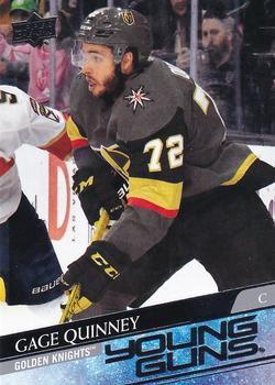 #454 Gage Quinney - Vegas Golden Knights - 2020-21 Upper Deck Hockey