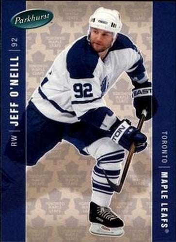 #454 Jeff O'Neill - Toronto Maple Leafs - 2005-06 Parkhurst Hockey
