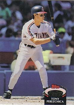 #454 Tony Perezchica - Cleveland Indians - 1992 Stadium Club Baseball