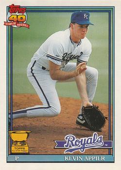 #454 Kevin Appier - Kansas City Royals - 1991 O-Pee-Chee Baseball