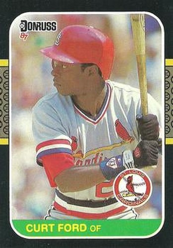 #454 Curt Ford - St. Louis Cardinals - 1987 Donruss Baseball