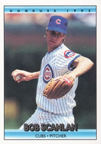 #454 Bob Scanlan - Chicago Cubs - 1992 Donruss Baseball