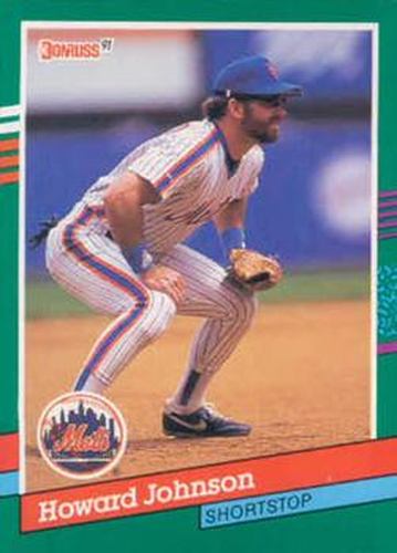 #454 Howard Johnson - New York Mets - 1991 Donruss Baseball