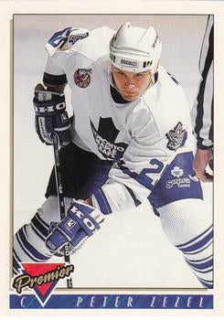#454 Peter Zezel - Toronto Maple Leafs - 1993-94 Topps Premier Hockey