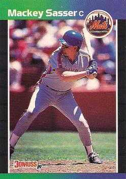 #454 Mackey Sasser - New York Mets - 1989 Donruss Baseball