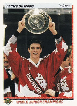 #454 Patrice Brisebois - Canada - 1990-91 Upper Deck Hockey