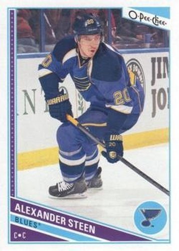 #454 Alexander Steen - St. Louis Blues - 2013-14 O-Pee-Chee Hockey