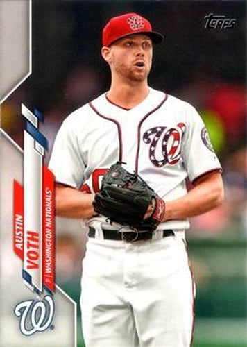 #454 Austin Voth - Washington Nationals - 2020 Topps Baseball