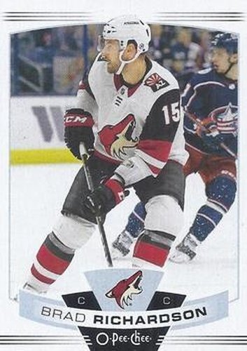 #454 Brad Richardson - Arizona Coyotes - 2019-20 O-Pee-Chee Hockey