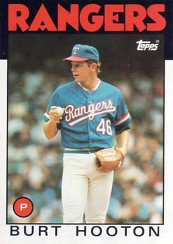 #454 Burt Hooton - Texas Rangers - 1986 Topps Baseball