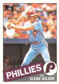 #454 Glenn Wilson - Philadelphia Phillies - 1985 Topps Baseball