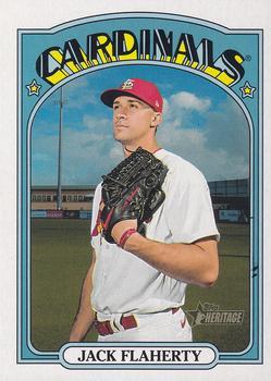 #454 Jack Flaherty - St. Louis Cardinals - 2021 Topps Heritage Baseball