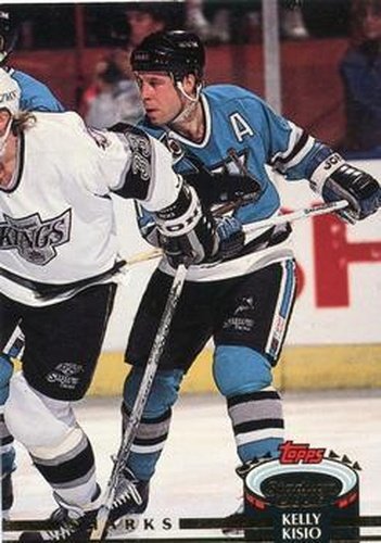 #454 Kelly Kisio - San Jose Sharks - 1992-93 Stadium Club Hockey