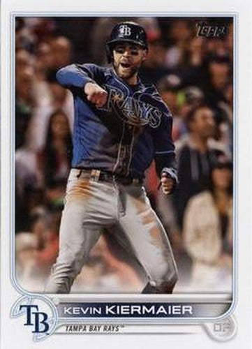 #454 Kevin Kiermaier - Tampa Bay Rays - 2022 Topps Baseball