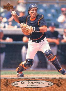 #454 Kirt Manwaring - San Francisco Giants - 1996 Upper Deck Baseball