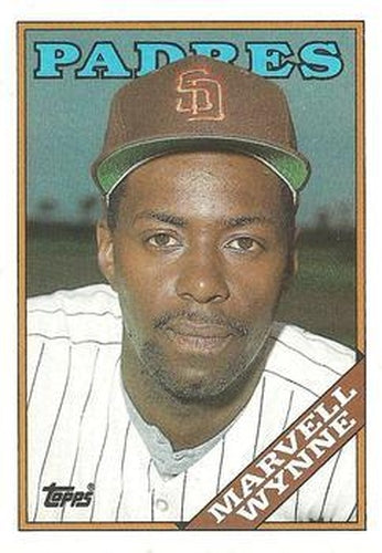 #454 Marvell Wynne - San Diego Padres - 1988 Topps Baseball