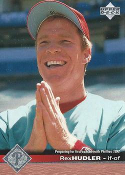 #454 Rex Hudler - Philadelphia Phillies - 1997 Upper Deck Baseball