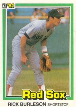 #454 Rick Burleson - Boston Red Sox - 1981 Donruss Baseball