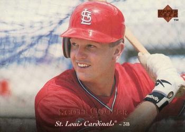 #454 Scott Cooper - St. Louis Cardinals - 1995 Upper Deck Baseball