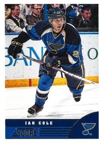 #454 Ian Cole - St. Louis Blues - 2013-14 Score Hockey