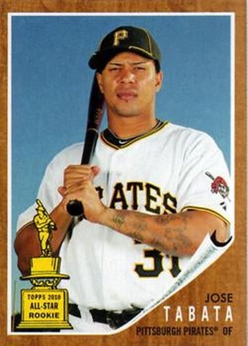 #454 Jose Tabata - Pittsburgh Pirates - 2011 Topps Heritage Baseball