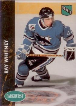 #454 Ray Whitney - San Jose Sharks - 1991-92 Parkhurst Hockey