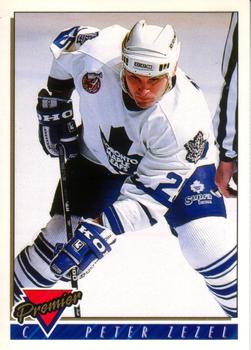 #454 Peter Zezel - Toronto Maple Leafs - 1993-94 O-Pee-Chee Premier Hockey
