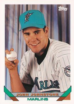 #454 John Johnstone - Florida Marlins - 1993 Topps Baseball