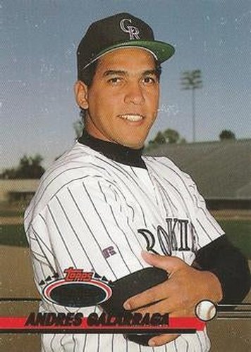 #454 Andres Galarraga - Colorado Rockies - 1993 Stadium Club Baseball