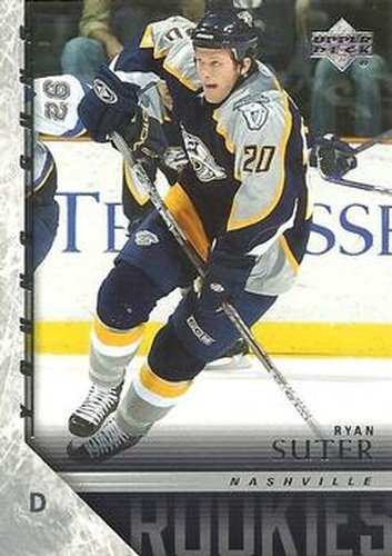 #454 Ryan Suter - Nashville Predators - 2005-06 Upper Deck Hockey