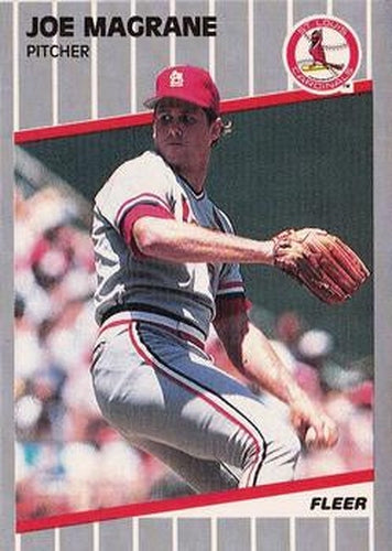 #455 Joe Magrane - St. Louis Cardinals - 1989 Fleer Baseball