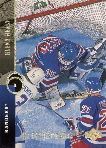 #455 Glenn Healy - New York Rangers - 1994-95 Upper Deck Hockey - Electric Ice