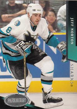 #455 Jeff Norton - San Jose Sharks - 1993-94 Parkhurst Hockey