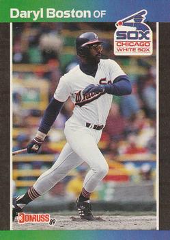 #455 Daryl Boston - Chicago White Sox - 1989 Donruss Baseball