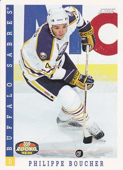 #455 Philippe Boucher - Buffalo Sabres - 1993-94 Score Canadian Hockey