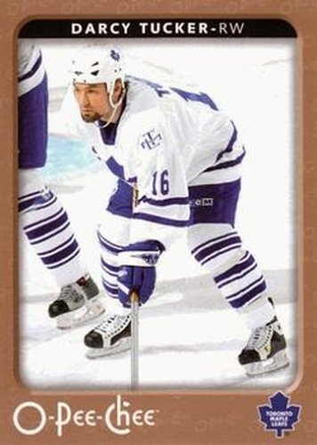 #455 Darcy Tucker - Toronto Maple Leafs - 2006-07 O-Pee-Chee Hockey