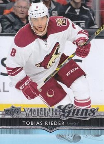 #455 Tobias Rieder - Arizona Coyotes - 2014-15 Upper Deck Hockey