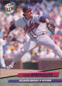 #455 Juan Berenguer - Atlanta Braves - 1992 Ultra Baseball