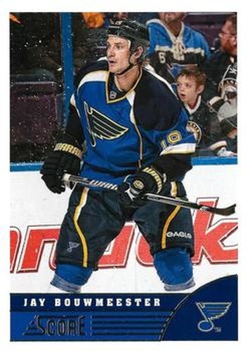 #455 Jay Bouwmeester - St. Louis Blues - 2013-14 Score Hockey