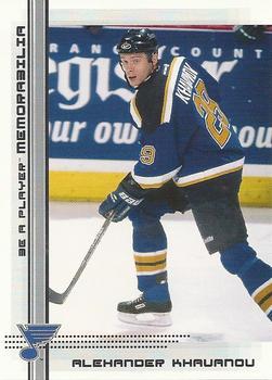 #455 Alexander Khavanov - St. Louis Blues - 2000-01 Be a Player Memorabilia Hockey
