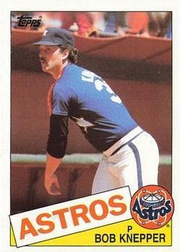 #455 Bob Knepper - Houston Astros - 1985 Topps Baseball